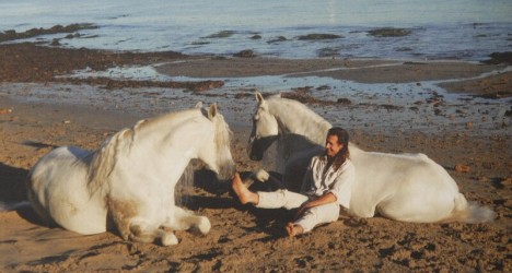 Frédéric Pignon, Templado et Dao sur la plage à Paradise Cove. Photo : Frédéric Chéhu