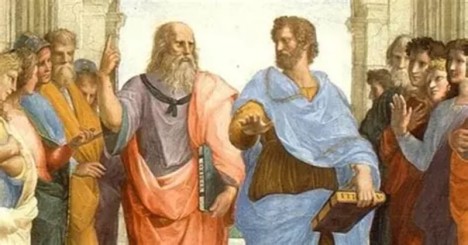 À propos d'éducations bienveillantes - Raphaël - Platon l'idéaliste et Aristote le réaliste