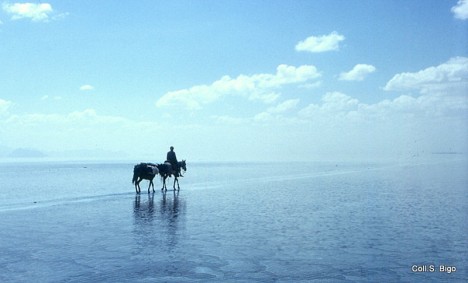 Iran - Steph entre ciel et eau